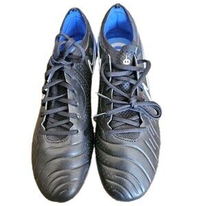 New Nike Legend 10 Elite FG Black Blue DV4328-040 Men's Size 8 Cleats No Box